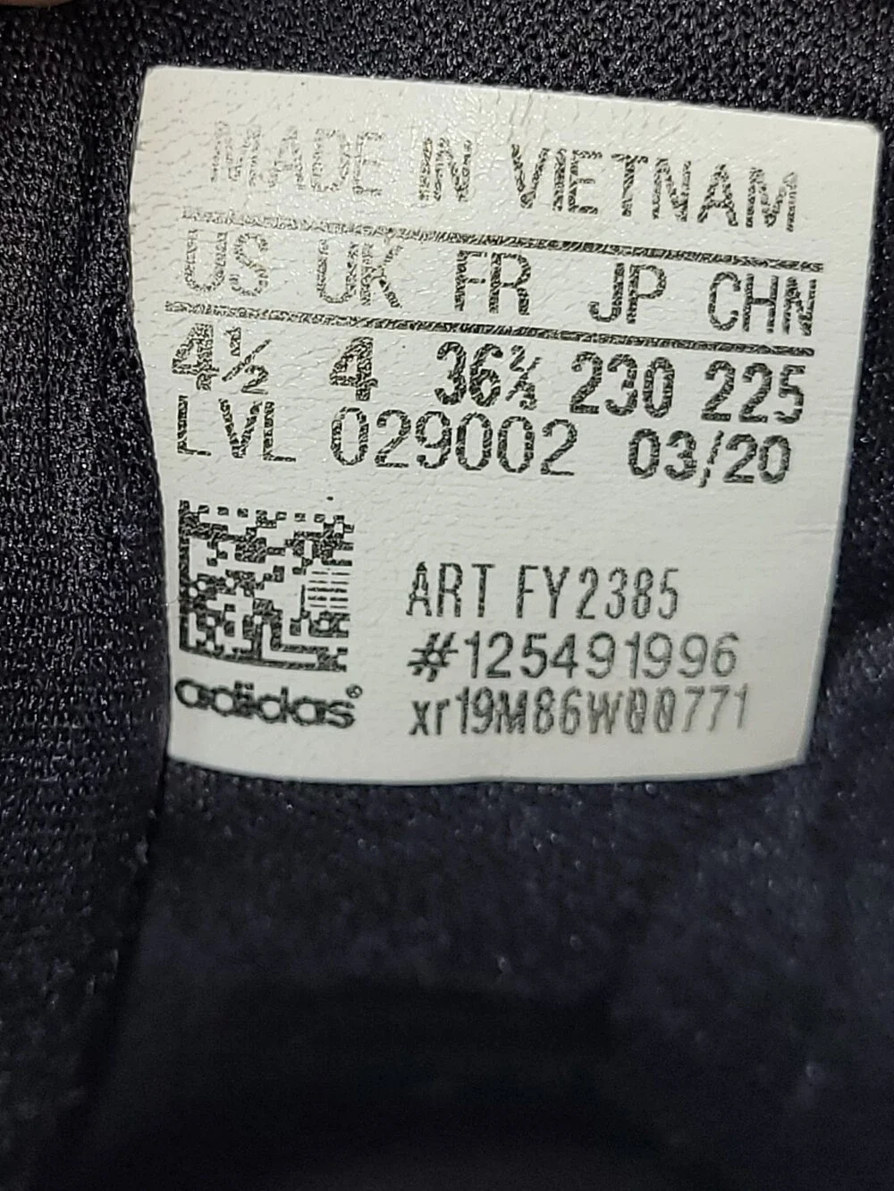 Adidas FortaRun J Camo Sneakers
